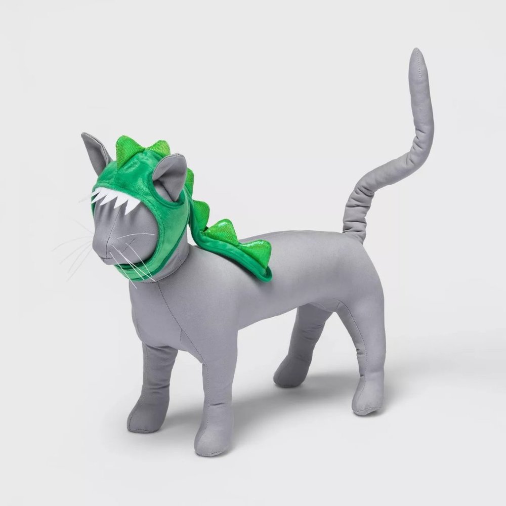 Pet Cat Hyde & Eek DINOSAUR Hat Halloween Costume One Size Headpiece  NWT